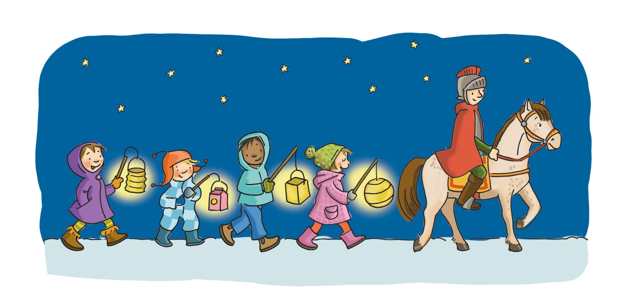 Martinsumzug mit Kindern